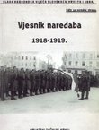 Vjesnik naredaba Odjela za narodnu obranu Vlade Narodnog vijeća Slovenaca, Hrvata i Srba 1918-1919.