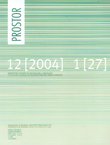 Prostor. Znanstveni časopis za arhitekturu i urbanizam 12/1 (27)/2004