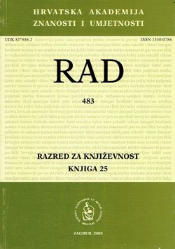 Rad HAZU. Knjiga 483. Razred za književnost 25/2002