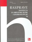 Rasprave Instituta za hrvatski jezik i jezikoslovlje 34/2008