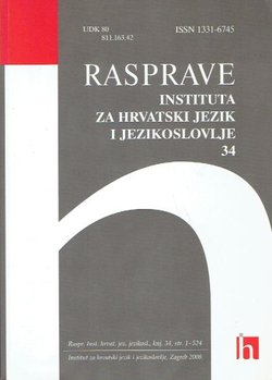 Rasprave Instituta za hrvatski jezik i jezikoslovlje 34/2008