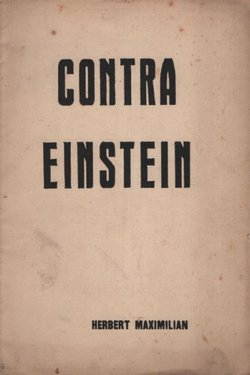 Contra Einstein