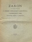 Zakon o opskrbi zemaljskih namještenika u Kraljevinama Hrvatskoj i Slavoniji, njihovih udova i siročadi