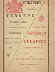 Budapest tájékoztató térképe madártávlatból / Orientirungs Plan von Budapest