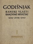 Godišnjak Banske vlasti Banovine Hrvatske 1939 - 26.VIII. - 1940