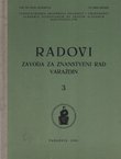 Radovi zavoda za znanstveni rad u Varaždinu 3/1989