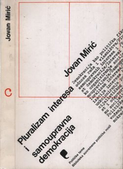 Pluralizam i samoupravna demokracija