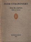 Jeu de cartes. Ballet en 3 donnes