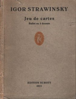 Jeu de cartes. Ballet en 3 donnes