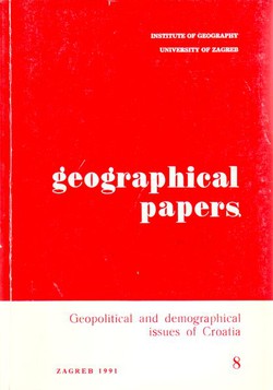 Geopolitical and Demographical Issues of Croatia (Geographical Papers 8/1991)
