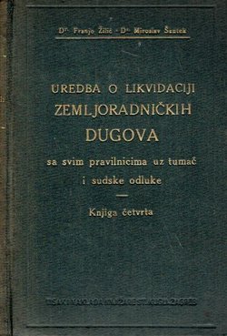 Uredba o likvidaciji zemljoradničkih dugova