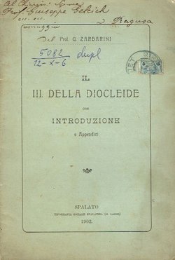 Il III. della Diocleide