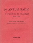 Dr Antun Radić o narodnoj ili seljačkoj kulturi