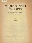 Nekaj vprašanj iz dobe naseljavanja južnih Slovenov (Zgodovinski časopis IV/1950. Posebni odtis)