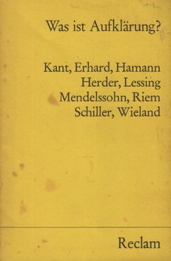 Was ist Aufklärung? Thesen und Definitionen