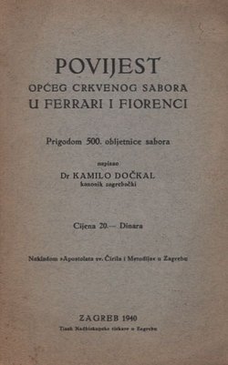 Povijest općeg crkvenog sabora u Ferrari i Fiorenci