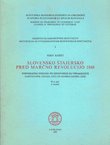 Slovensko Štajersko pred Marčno revolucijo 1848 I/2