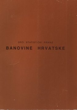 Opći statistički prikaz Banovine Hrvatske