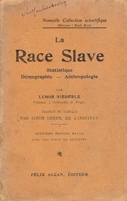 La race slave. Statistique - Demographie - Anthropologie (2.ed.)
