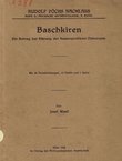 Baschkiren. Ein Beitrag zur Klärung der Rassenprobleme Osteuropas