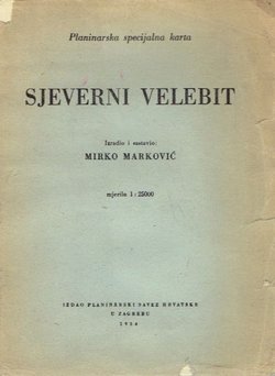 Sjeverni Velebit. Planinarska specijalna karta