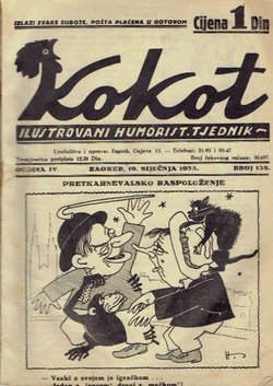 Kokot. Ilustrovani humorist.tjednik IV/138-162/1935