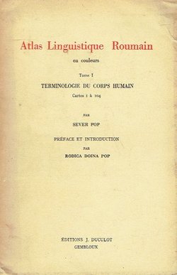 Atlas linguistique roumain en couleurs I. Terminologie du corps humain