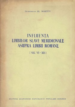 Influenta limbilor slave meridionale asupra limbii ramane (se. VI-XII)