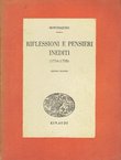 Riflessioni e pensieri inediti (1716-1755) (2.ed.)
