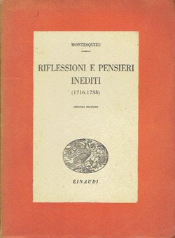 Riflessioni e pensieri inediti (1716-1755) (2.ed.)