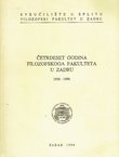 Četrdeset godina Filozofskog fakulteta u Zadru 1956-1996