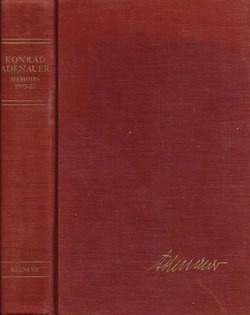 Konrad Adenauer. Memoirs 1945-53