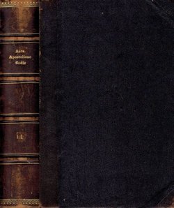 Acta apostolicae sedis. Commentarium officiale I/I