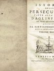 Istoria delle persecuzioni fatte alla chiesa dagl'infedeli ne'primi quattro secoli II.