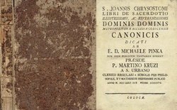 S. Joannis Chrysostomi Libri de Sacerdotio