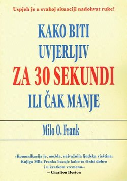 Kako biti uvjerljiv za 30 sekundi ili čak manje
