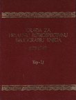 Građa za hrvatsku retrospektivnu bibliografiju knjiga 1835-1940. 12. (Kć-Kro)