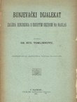 Bunjevački dijalekat zaleđa senjskoga s osobitim obzirom na naglas