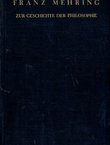 Zur Geschichte der Philosophie