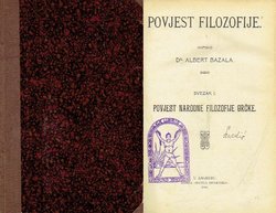 Povjest filozofije I. Povjest narodne filozofije grčke