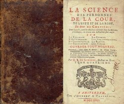 La Science des personnes de cour, d'épée et de robe IV.