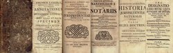Annotationum in Hugonem Grotium de jure belli et pacis specimen / Commentatio iuridica / Imperatis Maximiliano I. constitutio de notaris / Historia jurisprudentiae naturalis