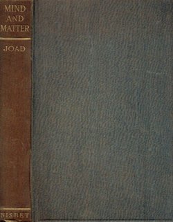 Mind And Matter. An Introduction To The Study Of Metaphysics