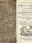 Orationes selectae I.