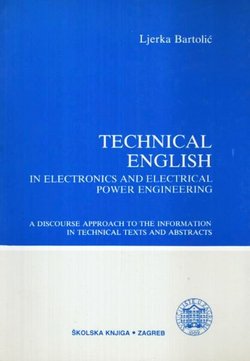 Technical English in Electronics and Electrical Power Engineering