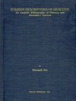 Foregn Descriptions of Muscovy. An Analytic Bibliography of Primary and Secondary Sources