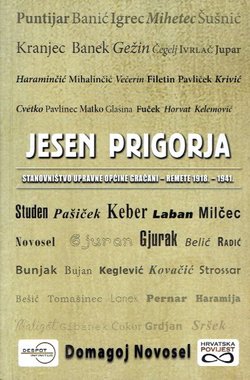 Jesen Prigorja. Stanovništvo upravne općine Gračani-Remete 1918.-1941