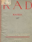 Rad JAZU. Knjiga 287. Odjel za likovne umjetnosti i muziku 5/1952