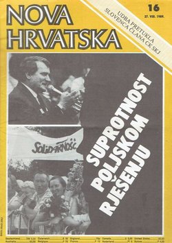 Nova Hrvatska XXXI/16 (466)/1989