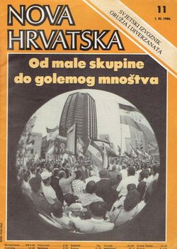 Nova Hrvatska XXVIII/11 (389)/1986